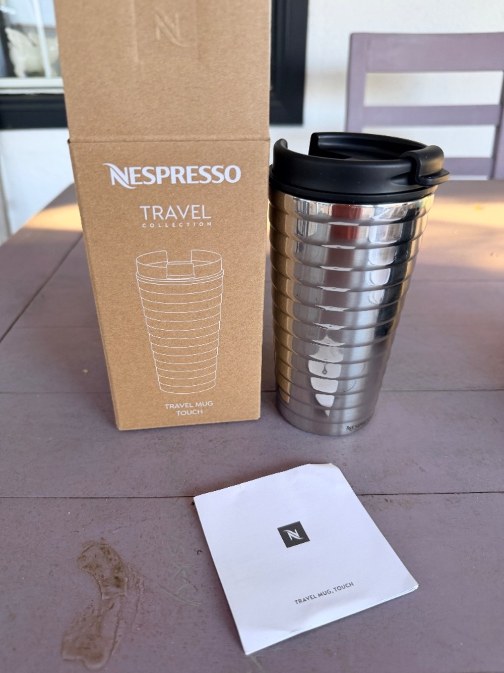 Nespresso Travel Tumbler in Stainless Steel NWT - Picture 3 of 3